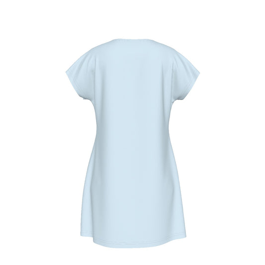 Blue Dreamy T-Shirt Dress