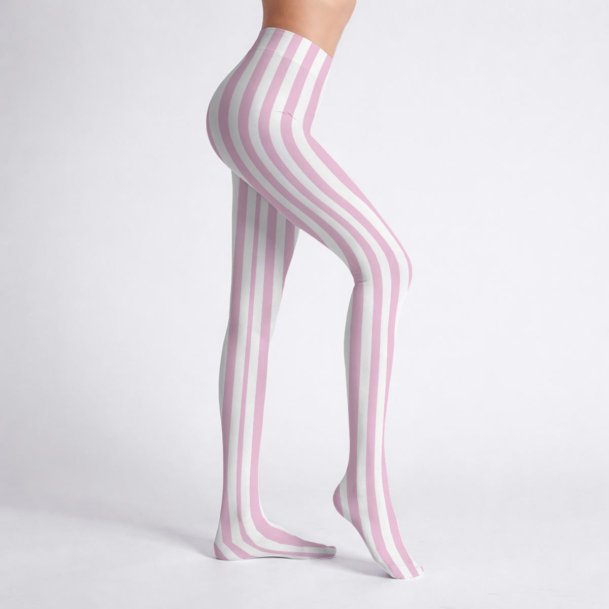 Pink Stripe Tights