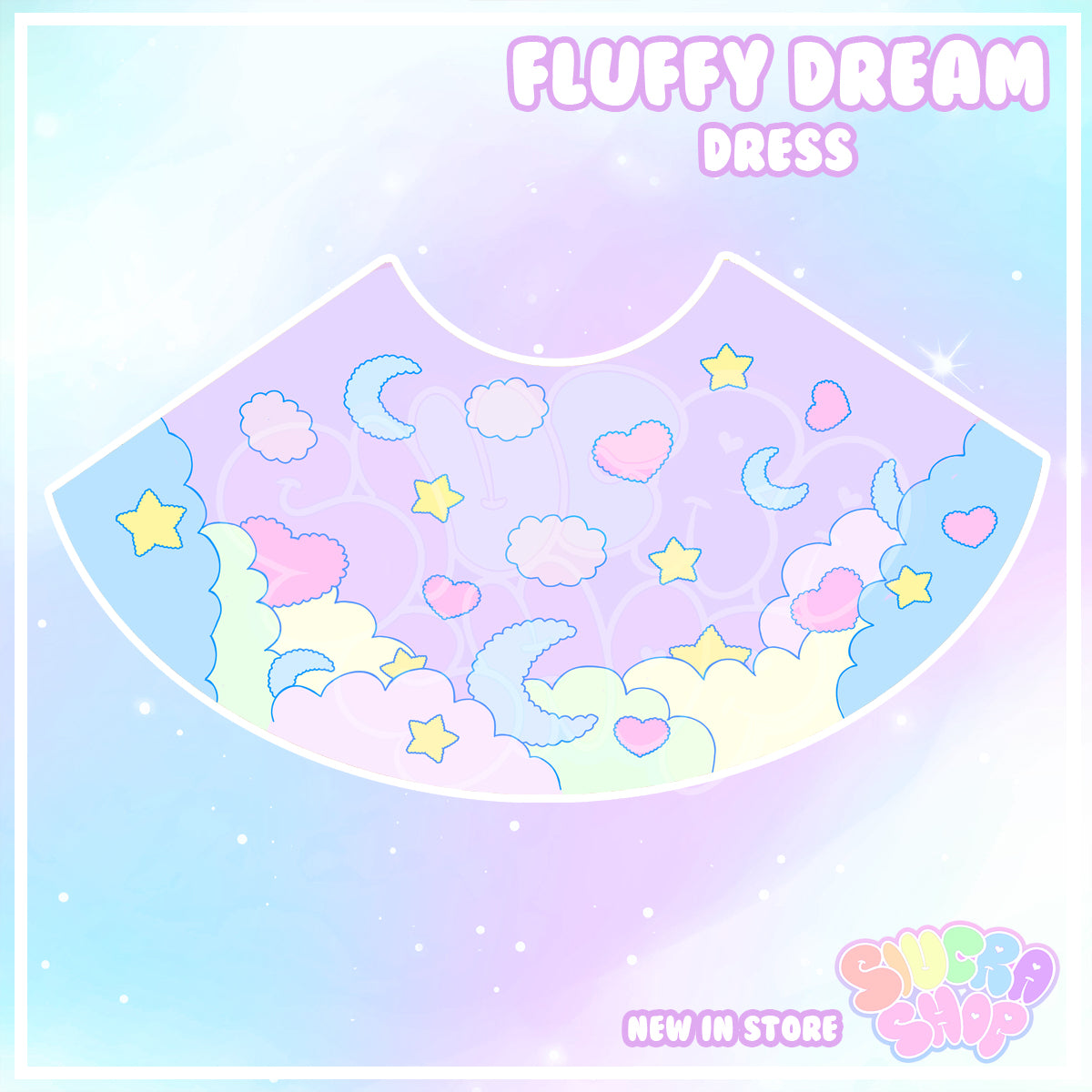 Fluffy Dream Skater Dress - With Pockets