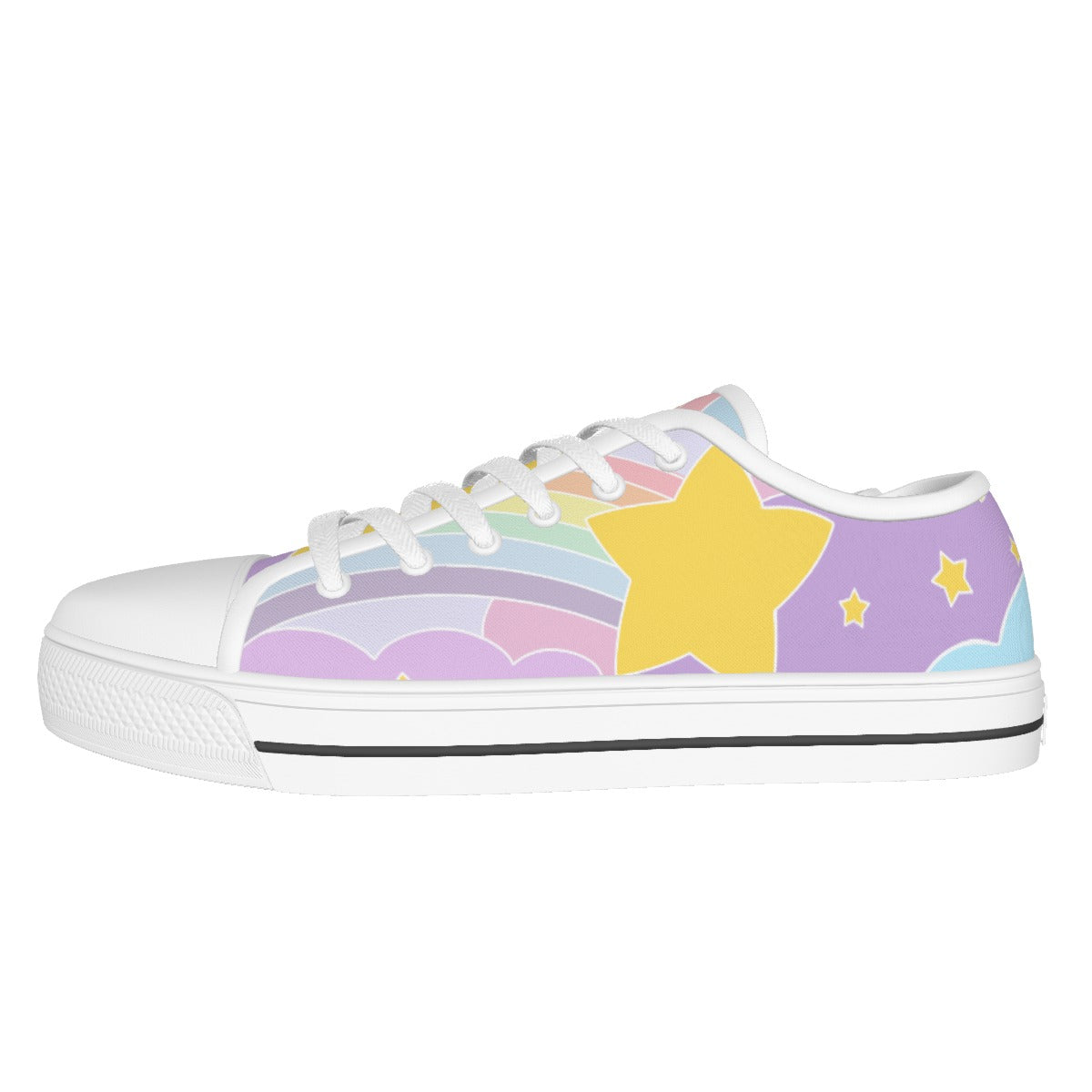 Rainbow Cloud Low Top Shoes