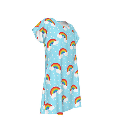 Rainbow T-Shirt Dress