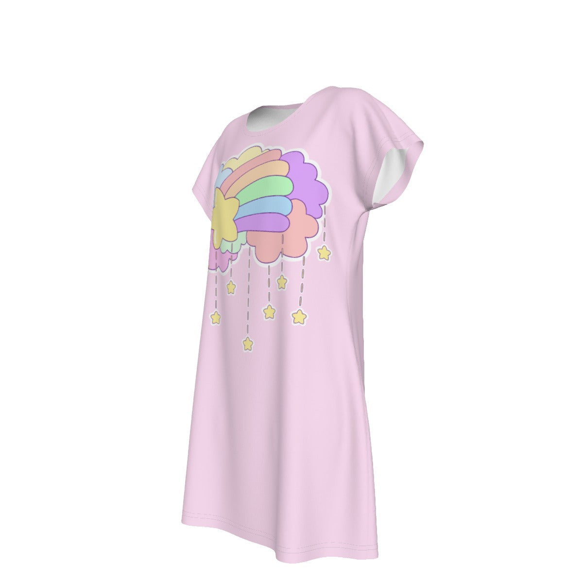 Pink Dreamy T-Shirt Dress