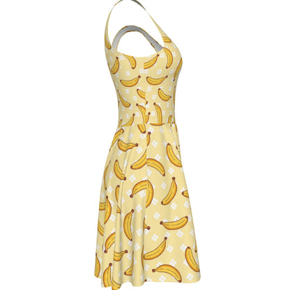 Banana Skater Dress - With Pockets