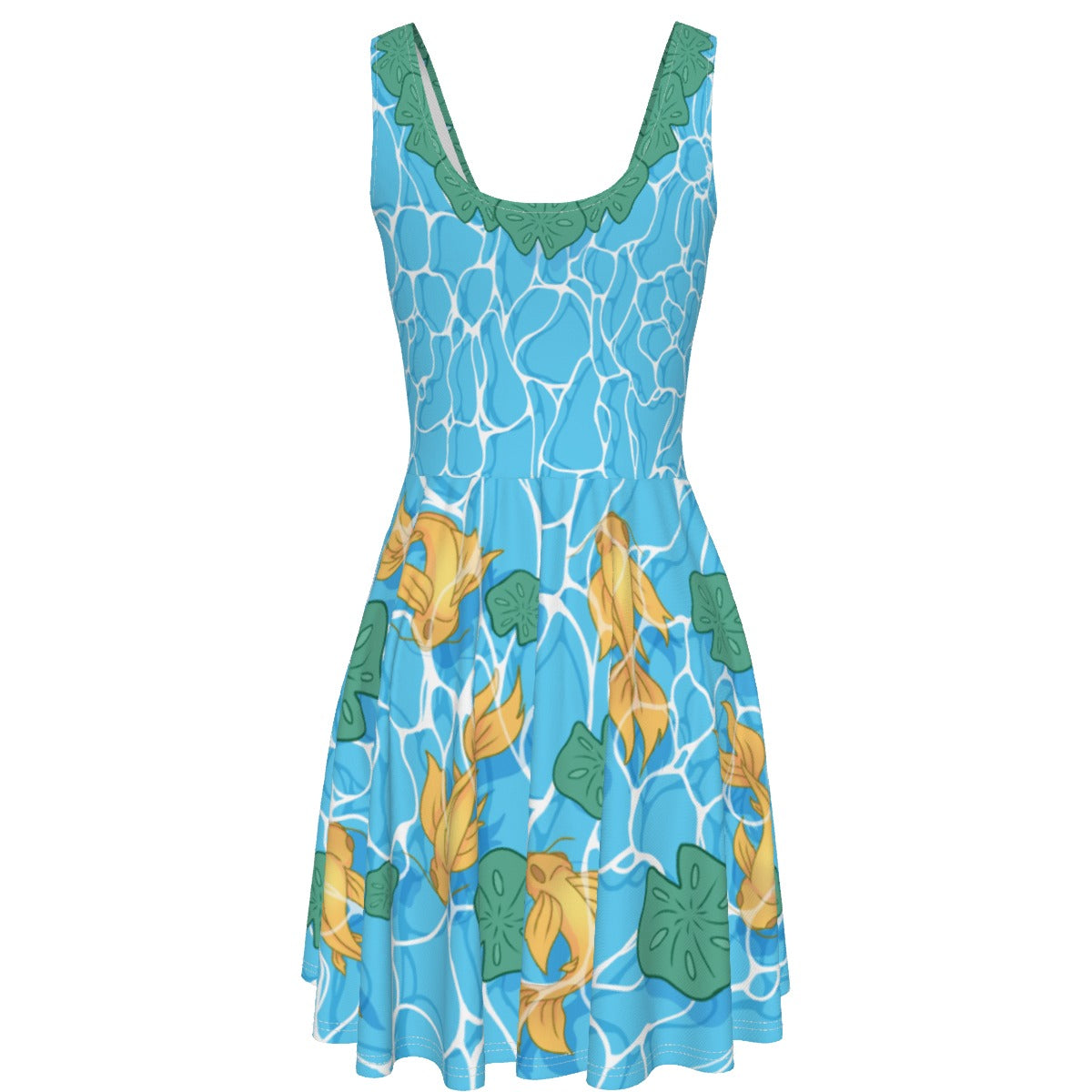 Koi Pond Skater Dress - With Pockets