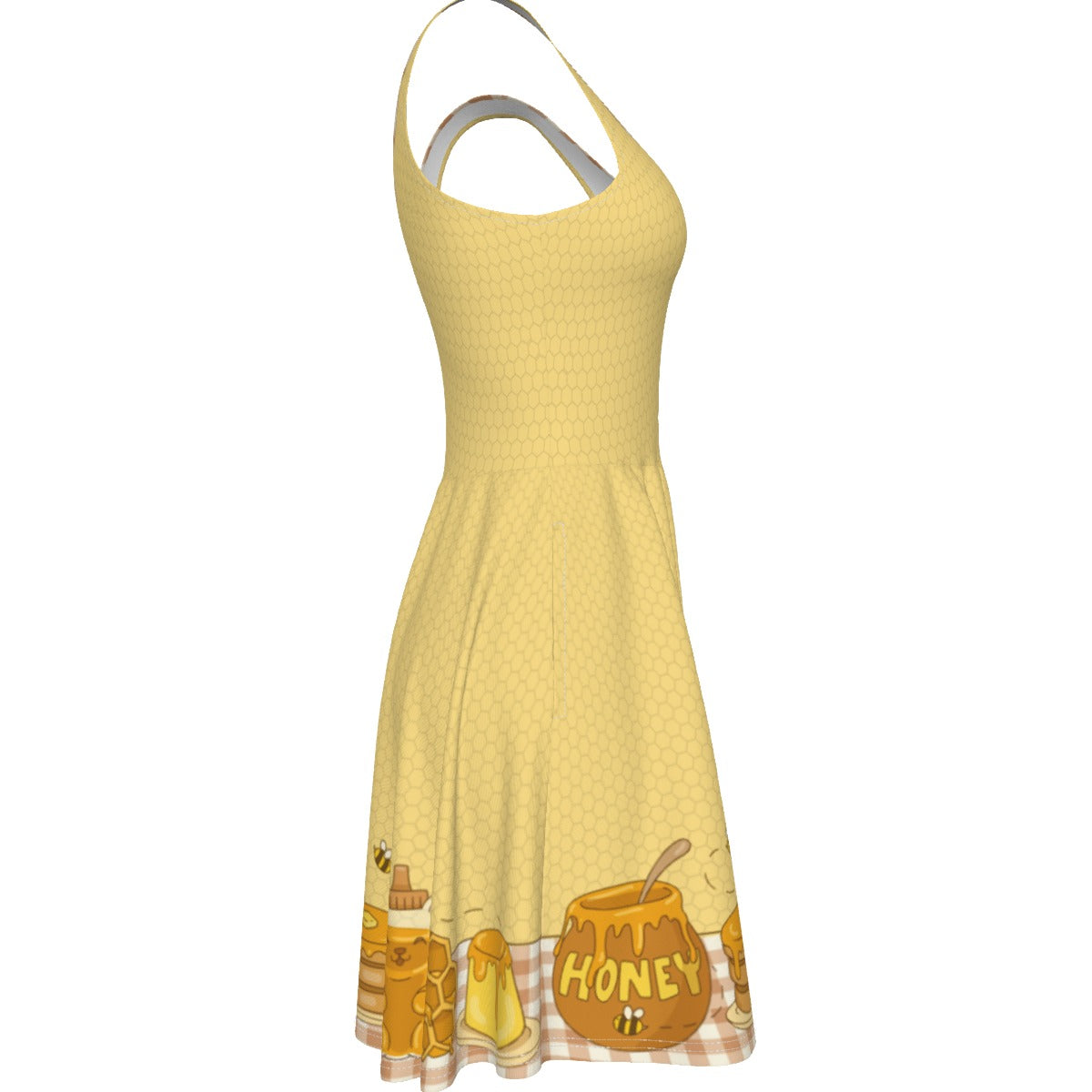 Honey Picnic Skater Dress - With Pockets