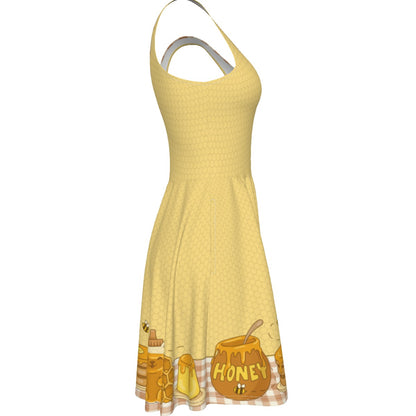 Honey Picnic Skater Dress - With Pockets