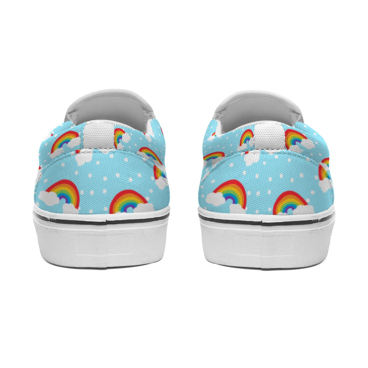 Rainbow Slip On Sneakers