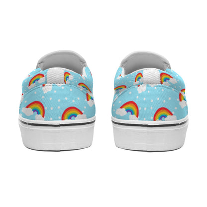 Rainbow Slip On Sneakers