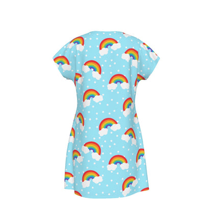 Rainbow T-Shirt Dress