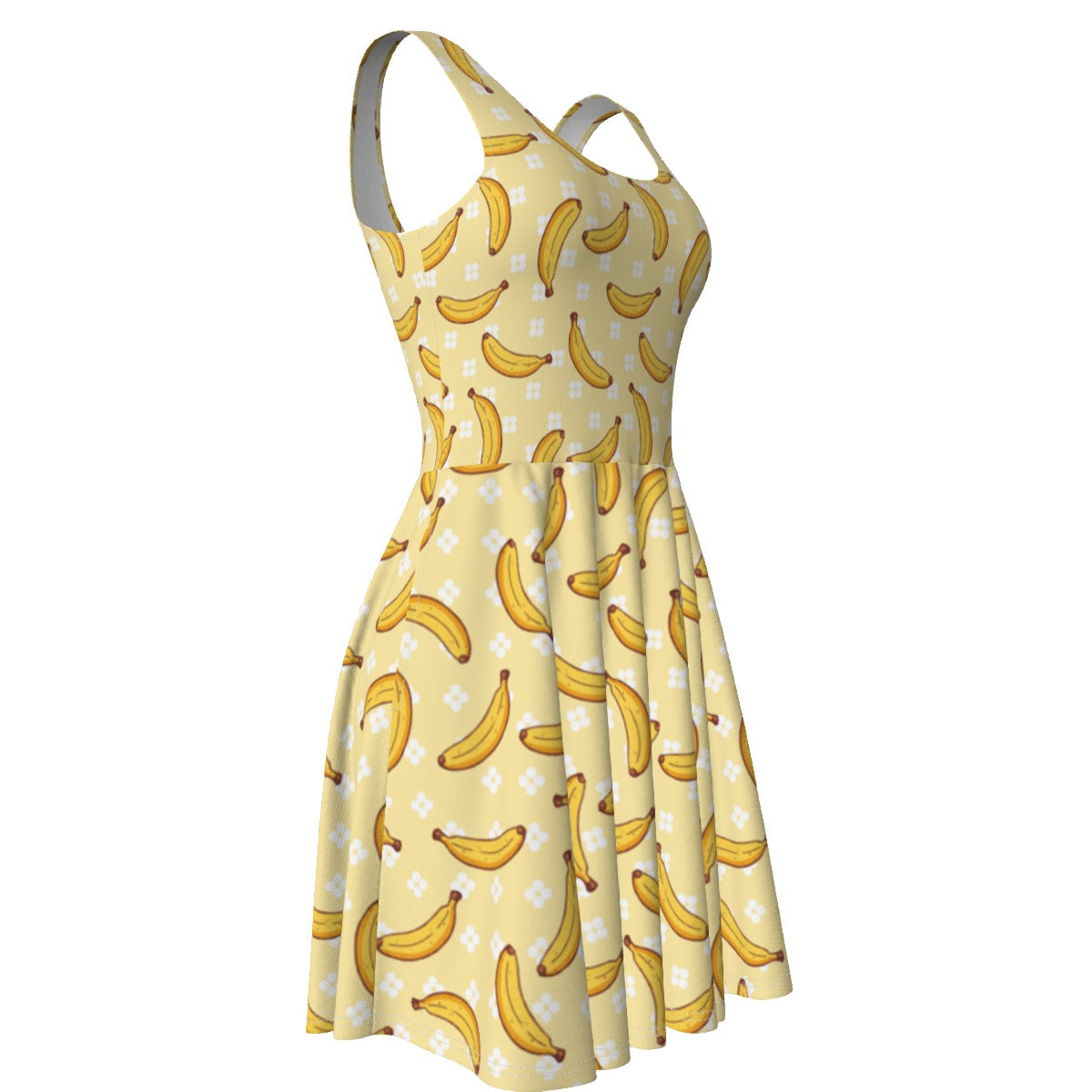 Banana Skater Dress - With Pockets