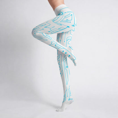 Cyber Tights - White