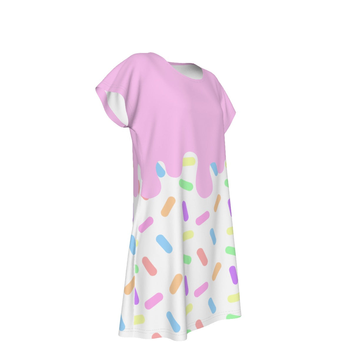 Drippy Sprinkles T-Shirt Dress
