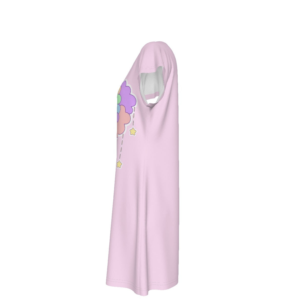 Pink Dreamy T-Shirt Dress