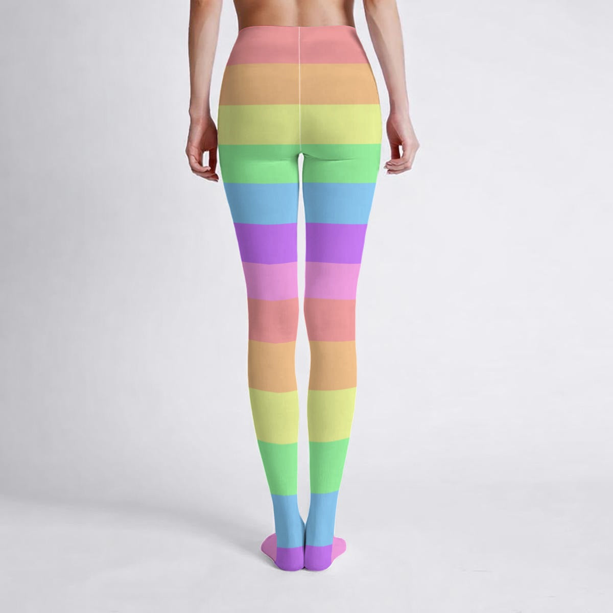Rainbow Stripe Tights