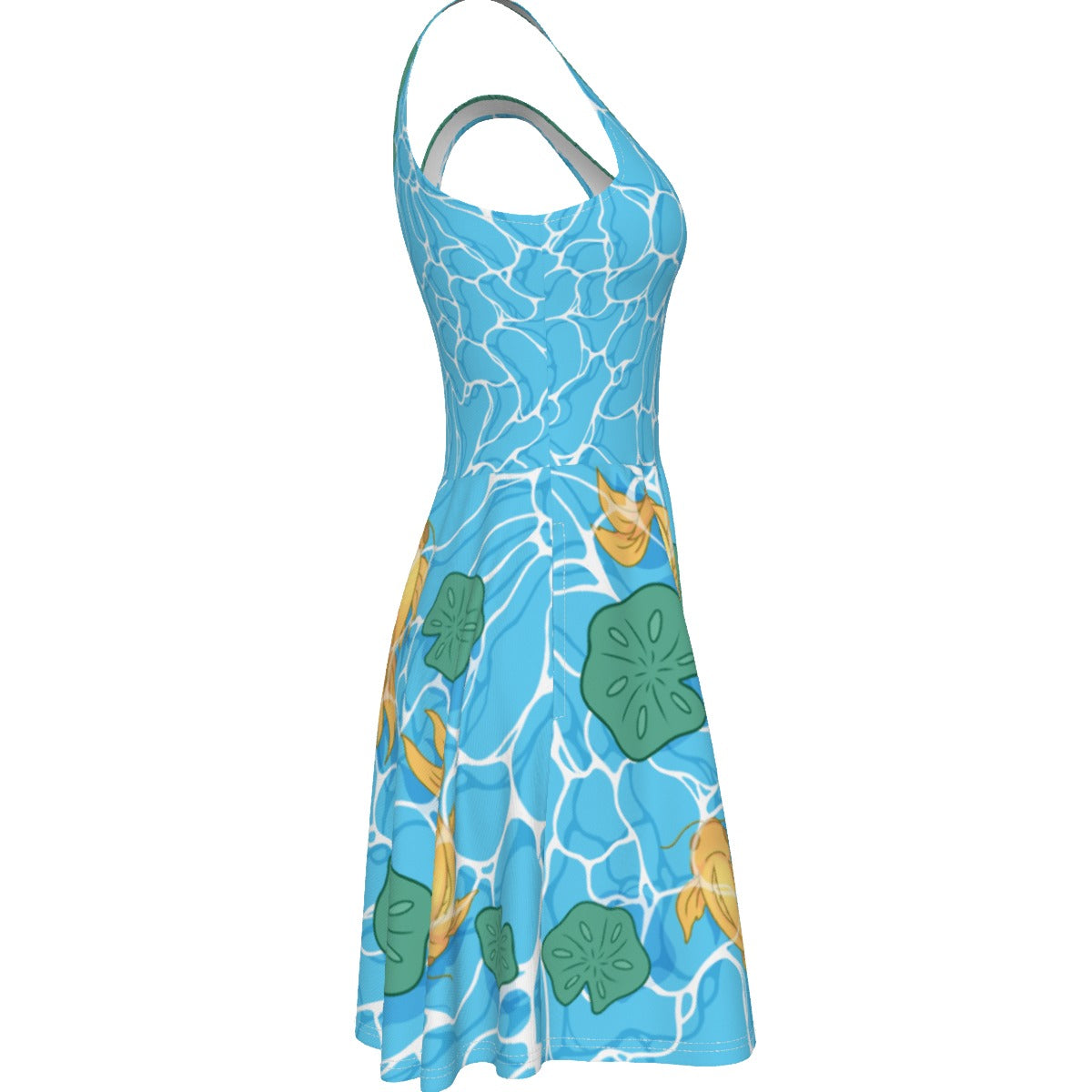 Koi Pond Skater Dress - With Pockets