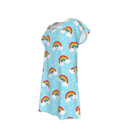 Rainbow T-Shirt Dress