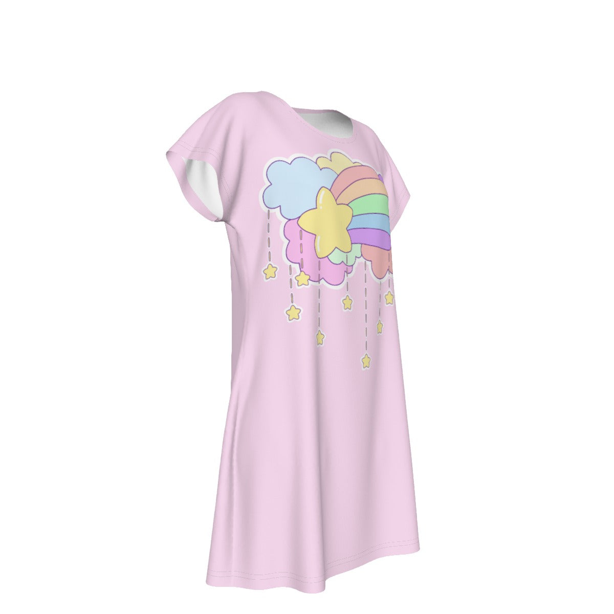 Pink Dreamy T-Shirt Dress