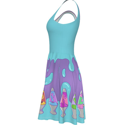 Lava Lamp Skater Dress - With Pockets