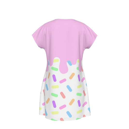 Drippy Sprinkles T-Shirt Dress