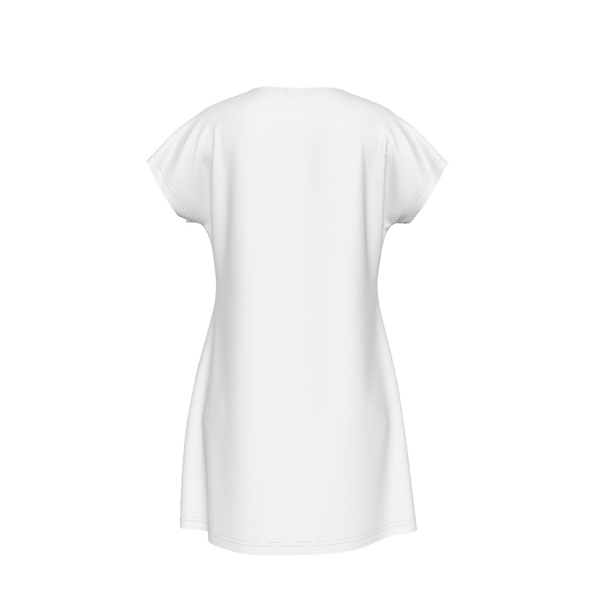 White Dreamy T-Shirt Dress