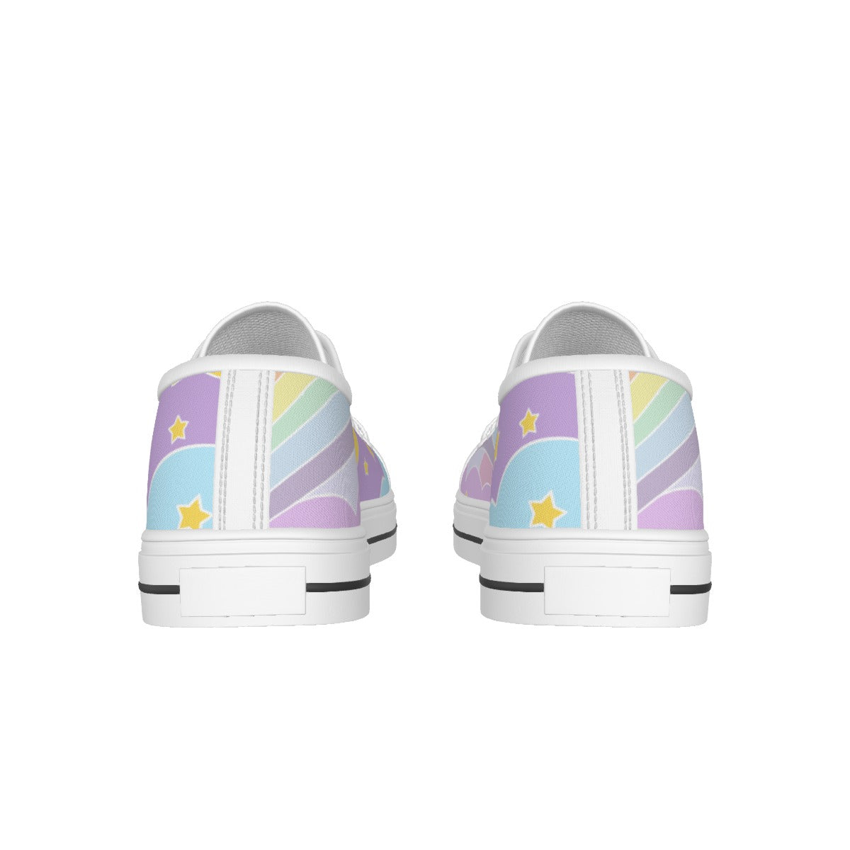 Rainbow Cloud Low Top Shoes