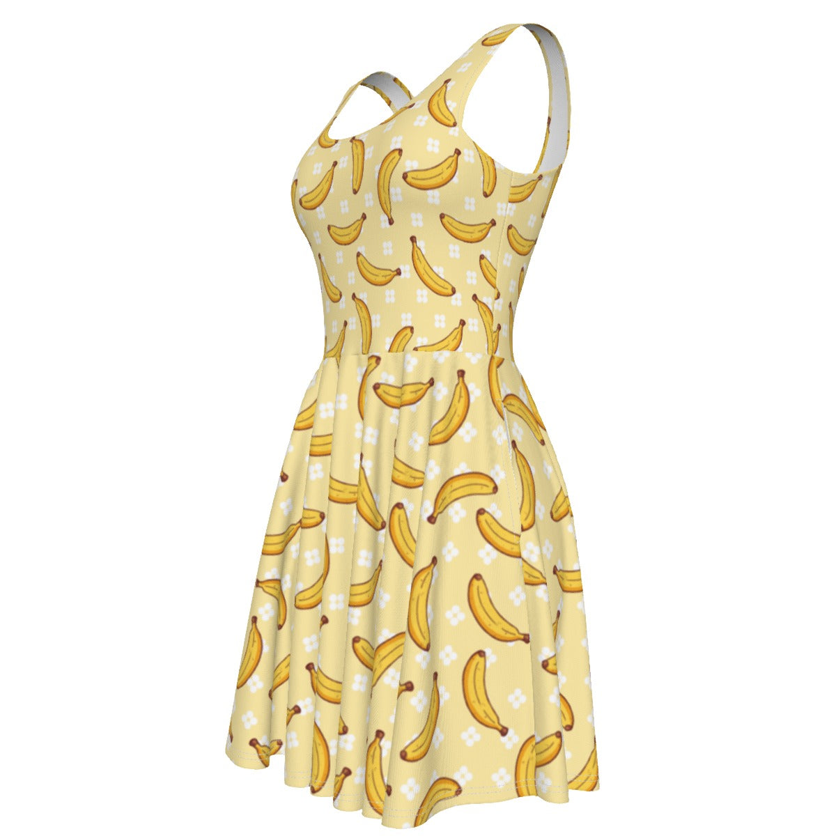 Banana Skater Dress - With Pockets