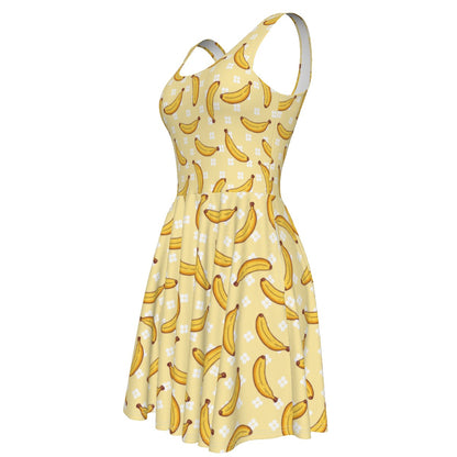 Banana Skater Dress - With Pockets