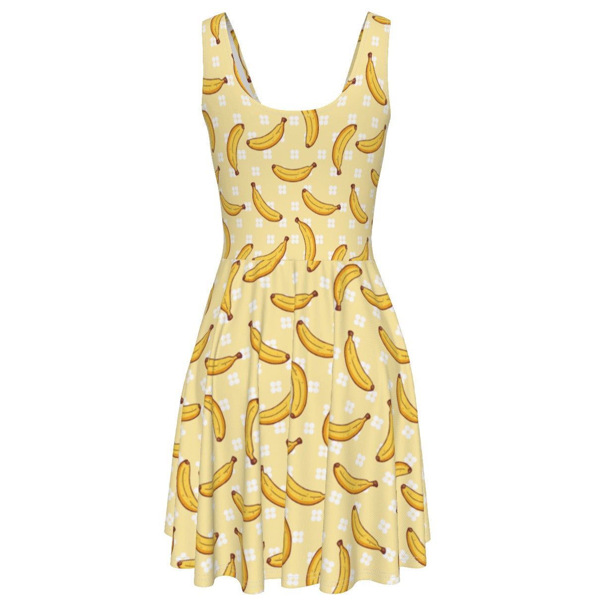 Banana Skater Dress - With Pockets