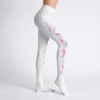 Ribbon Mice Tights