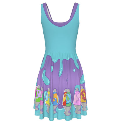 Lava Lamp Skater Dress - With Pockets