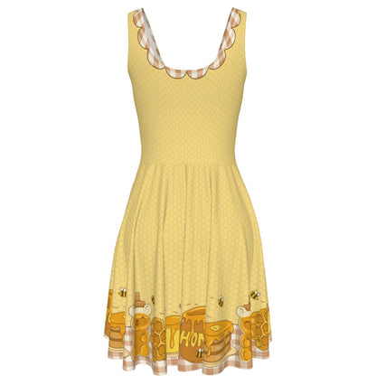 Honey Picnic Skater Dress - With Pockets