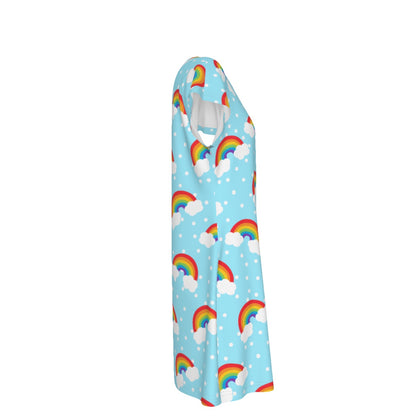 Rainbow T-Shirt Dress