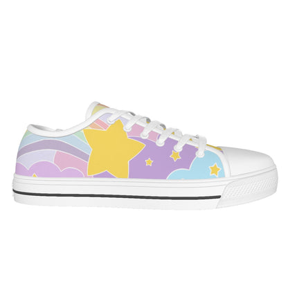 Rainbow Cloud Low Top Shoes