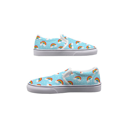Rainbow Slip On Sneakers