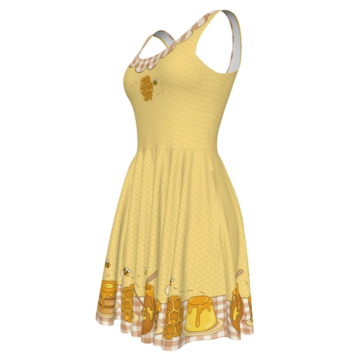 Honey Picnic Skater Dress - With Pockets