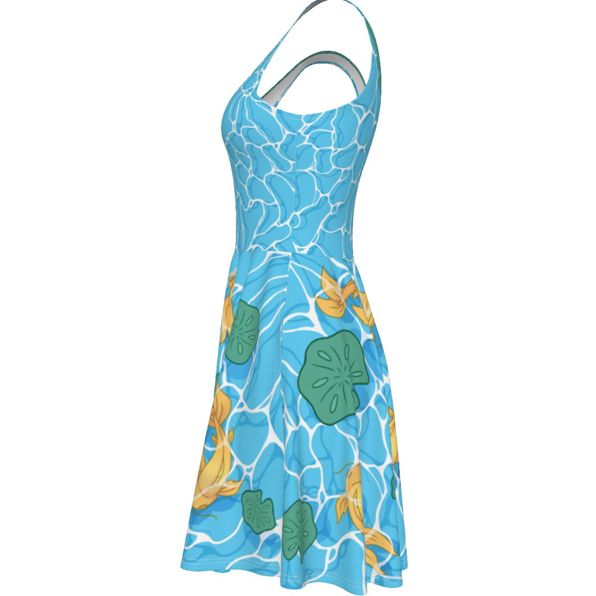Koi Pond Skater Dress - With Pockets