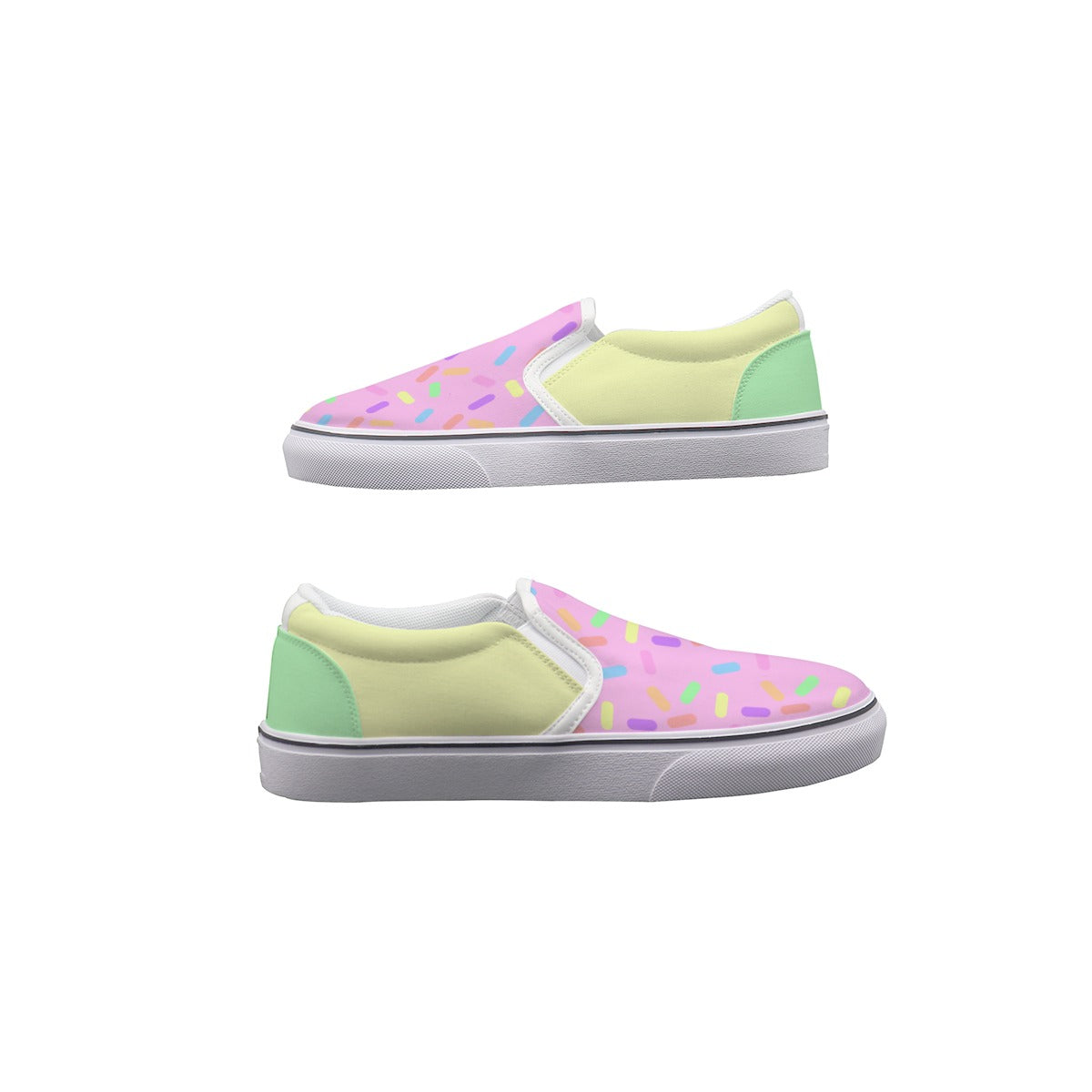 Colorful Sprinkle Slip On Sneakers