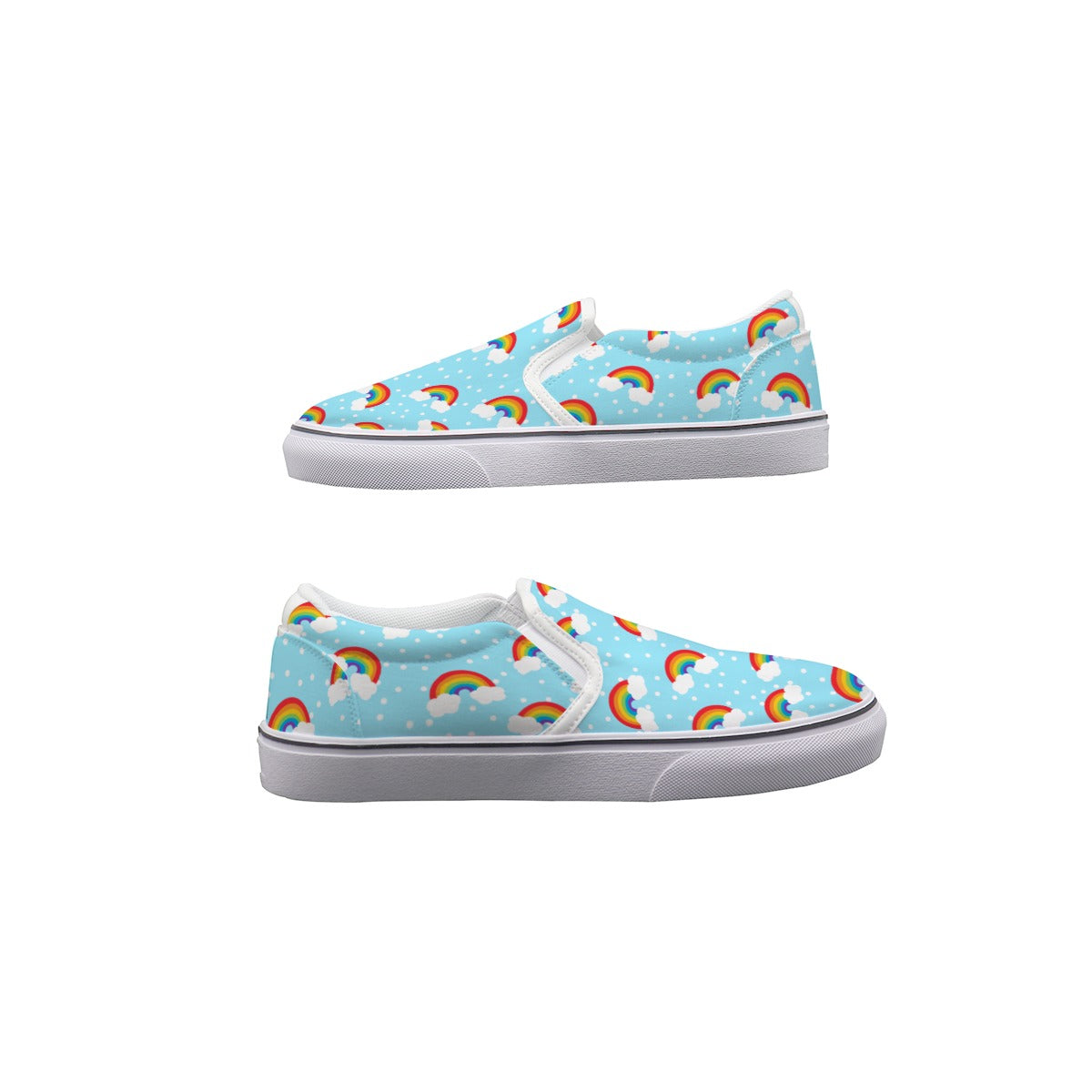 Rainbow Slip On Sneakers