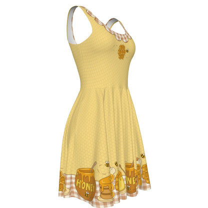 Honey Picnic Skater Dress - With Pockets