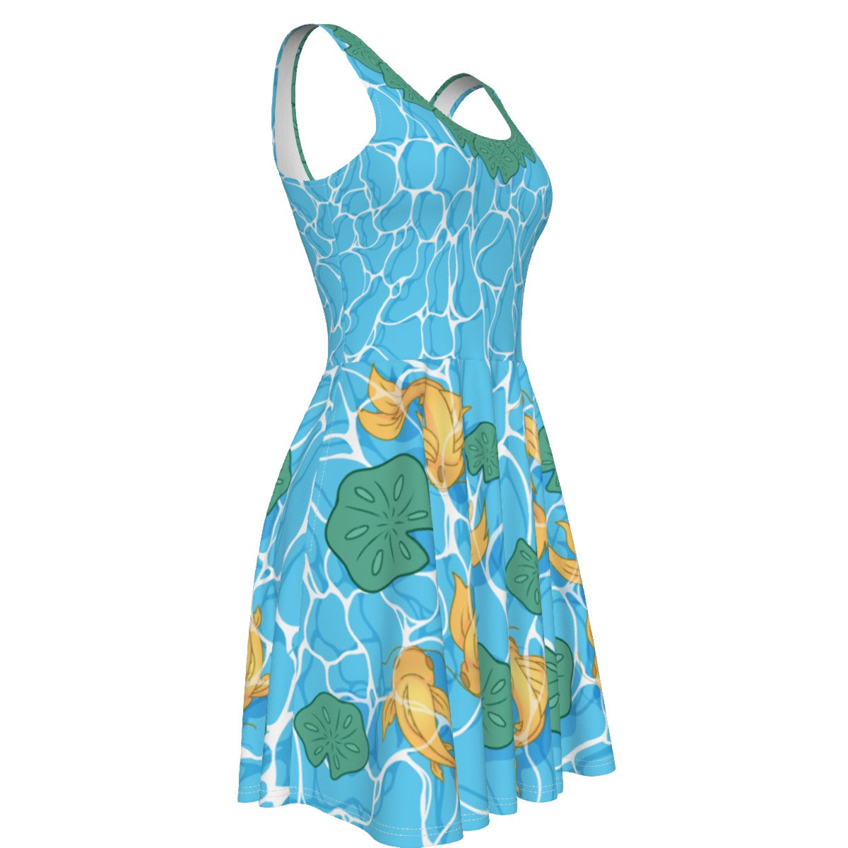 Koi Pond Skater Dress - With Pockets