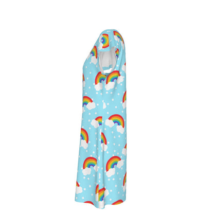 Rainbow T-Shirt Dress