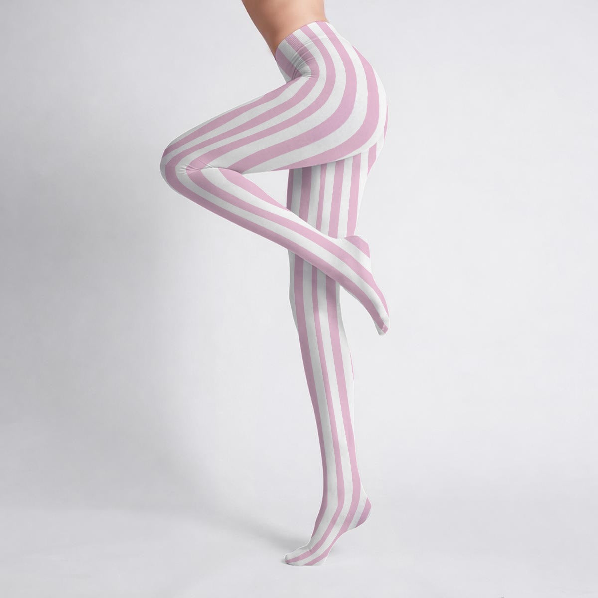 Pink Stripe Tights