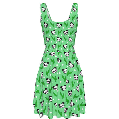 Panda Skater Dress - With Pockets