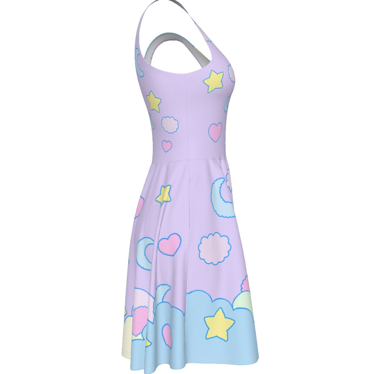Fluffy Dream Skater Dress - With Pockets