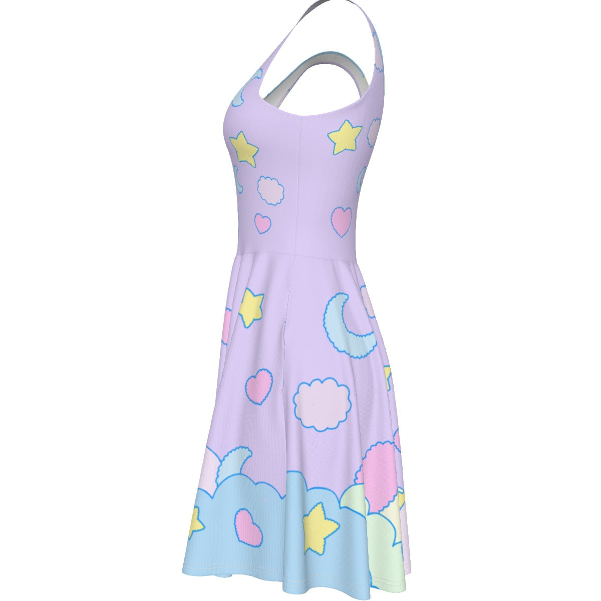 Fluffy Dream Skater Dress - With Pockets