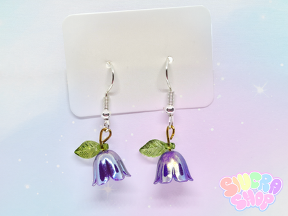 Blue Bell Earrings