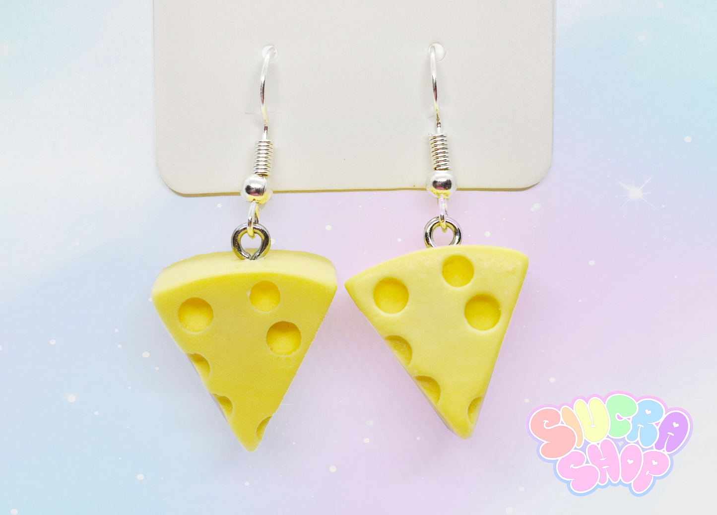 Cheese Slice Earrings