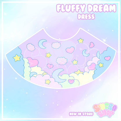 Fluffy Dream Skater Dress - With Pockets