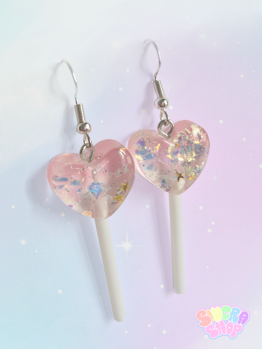 Heart Lolipop Earrings