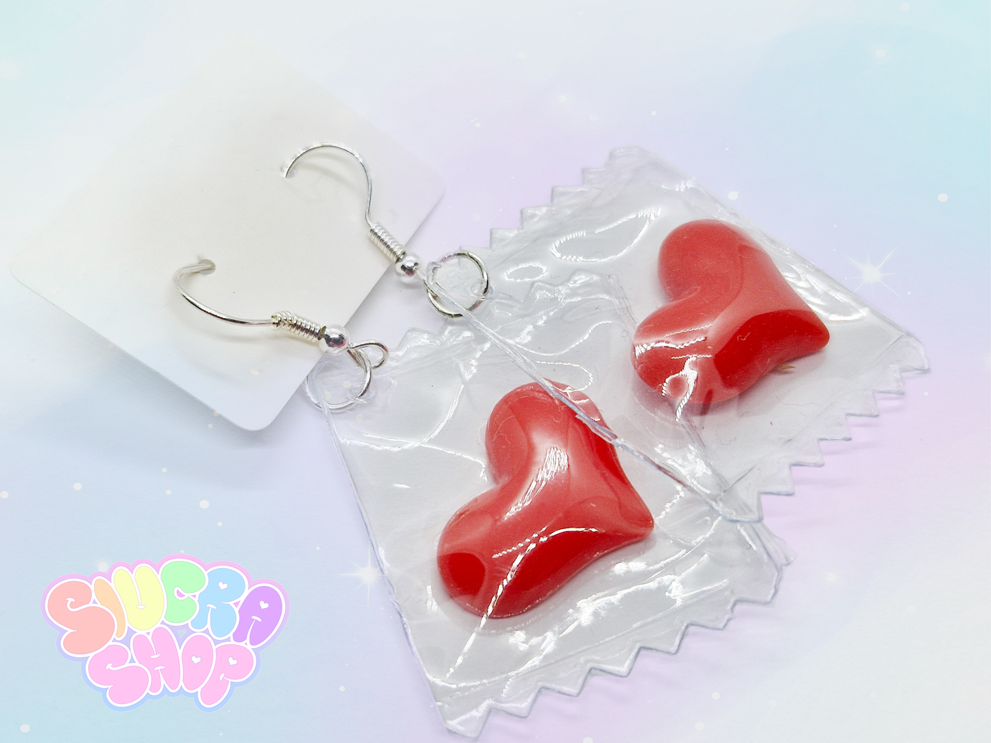 Heart Packet Earrings